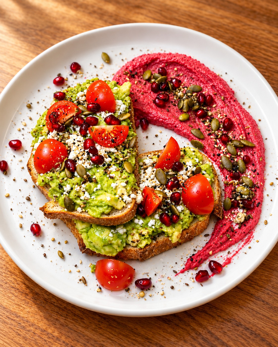 Smashed avocado